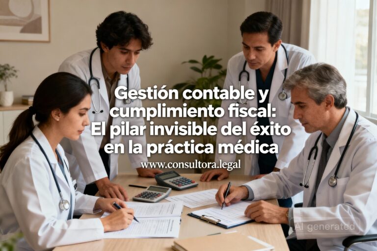 Contabilidad precisa y cumplimiento fiscal en la práctica médica: Un pilar esencial para el éxito y la tranquilidad profesional